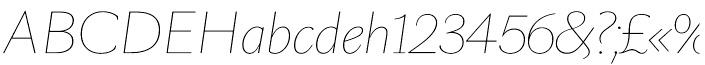 SangBleu BP Sans Hairline Italic