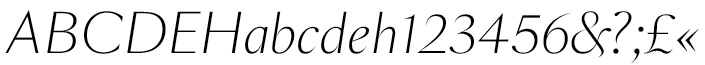 SangBleu BP Sans Light Italic