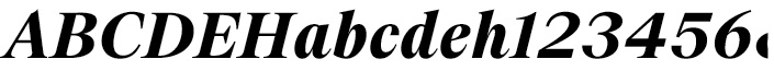 Suisse BP Serif Bold italic
