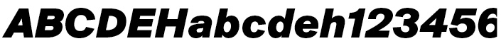 Suisse BP Int'l Black Italic