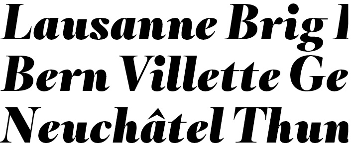 Romain BP Headline Black Italic