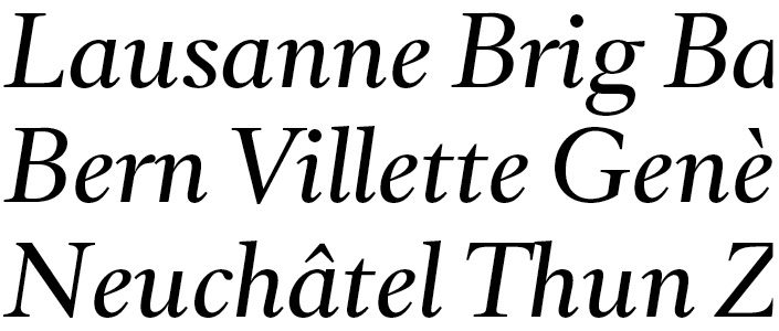 Romain BP Text Regular Italic