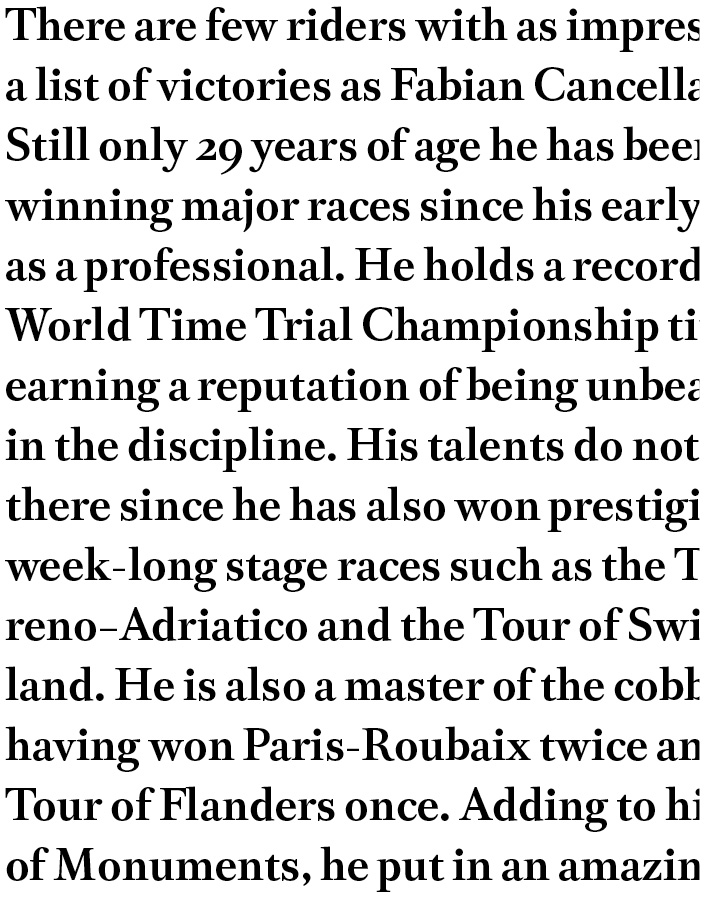 Romain BP Text Bold