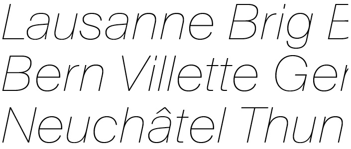Suisse BP Int'l Ultralight Italic