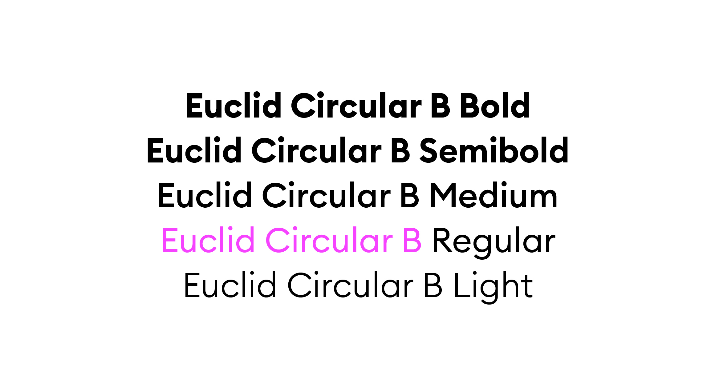 Euclid - Swiss Typefaces